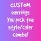CUSTOM crochet earrings: Pick style-color product 1